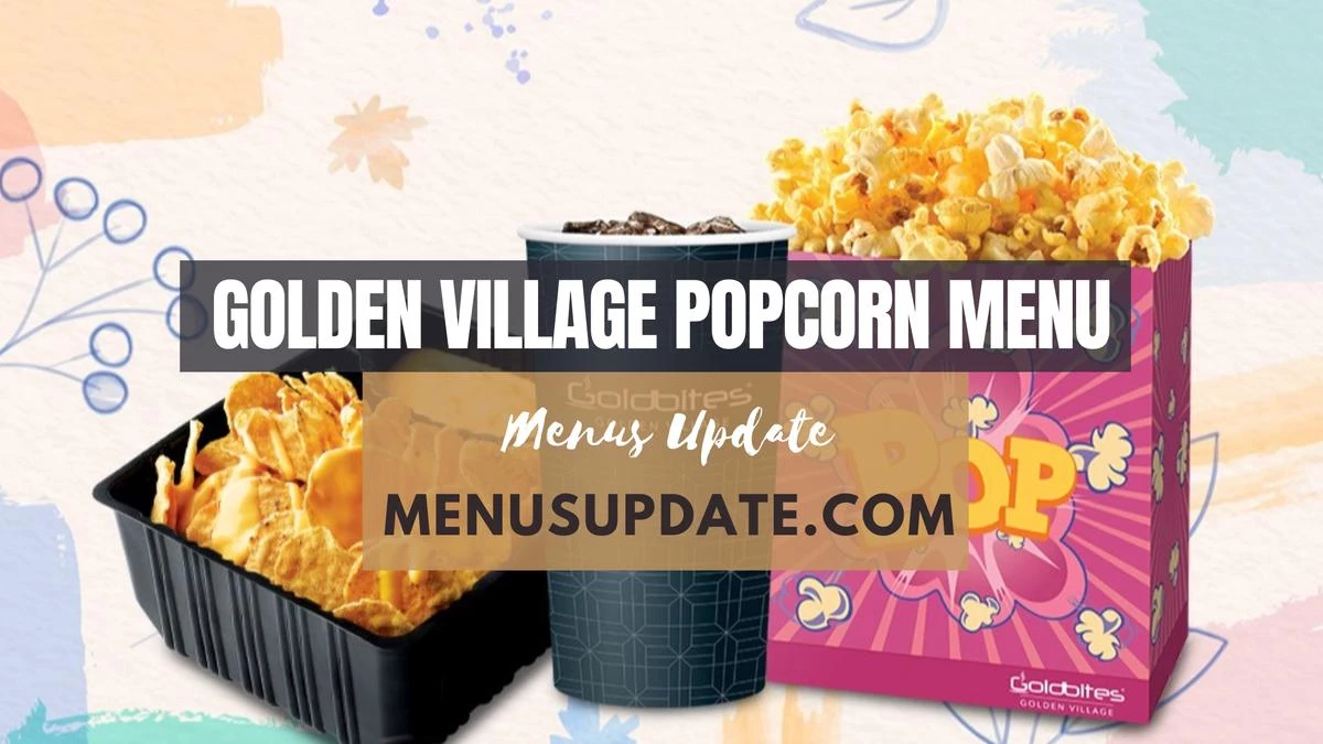 Golden Village Popcorn Menu singapore