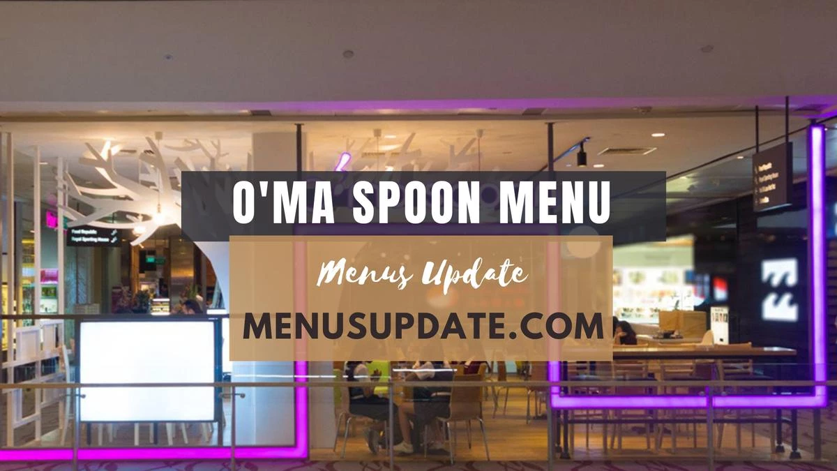 Latest O’ma Spoon menu with prices 2024 – Bingsus, Toasts & Drinks