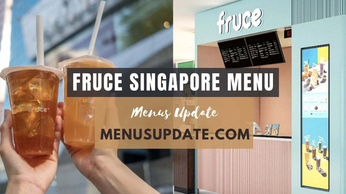 Fruce Singapore Menu