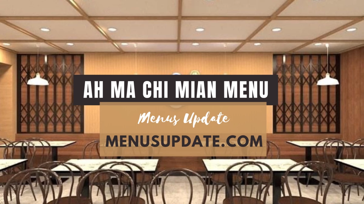 Ah Ma Chi Mian Menu Singapore: Price list Update 2024