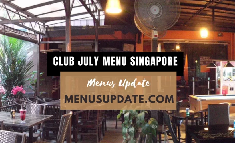 Club July Menu