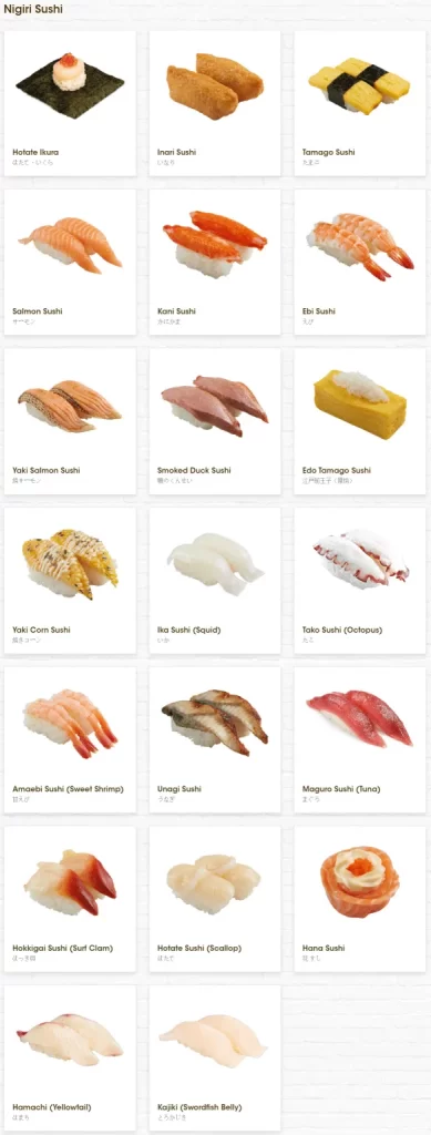 Genki Nigiri Sushi Price