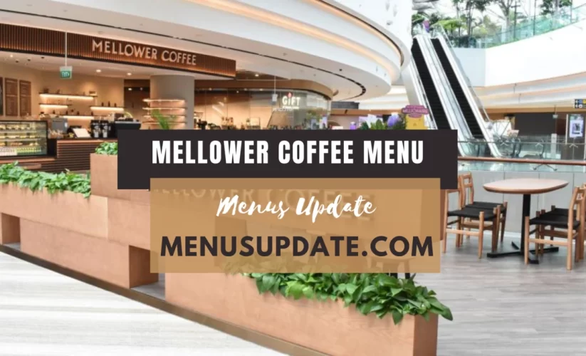 Mellower Coffee Singapore Menu
