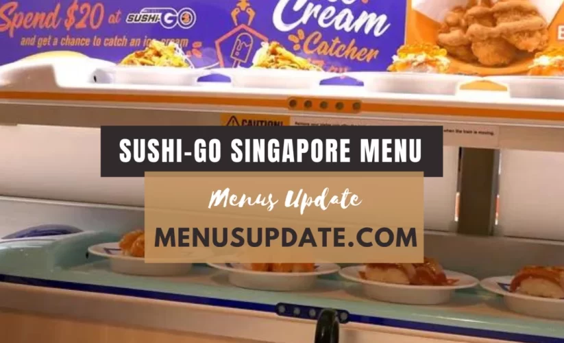 Sushi-Go Singapore Menu & Prices in 2024