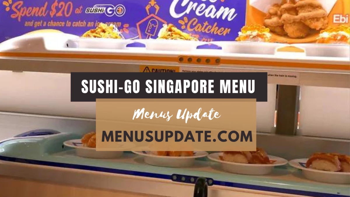 Sushi-Go Singapore Menu & Prices in 2024