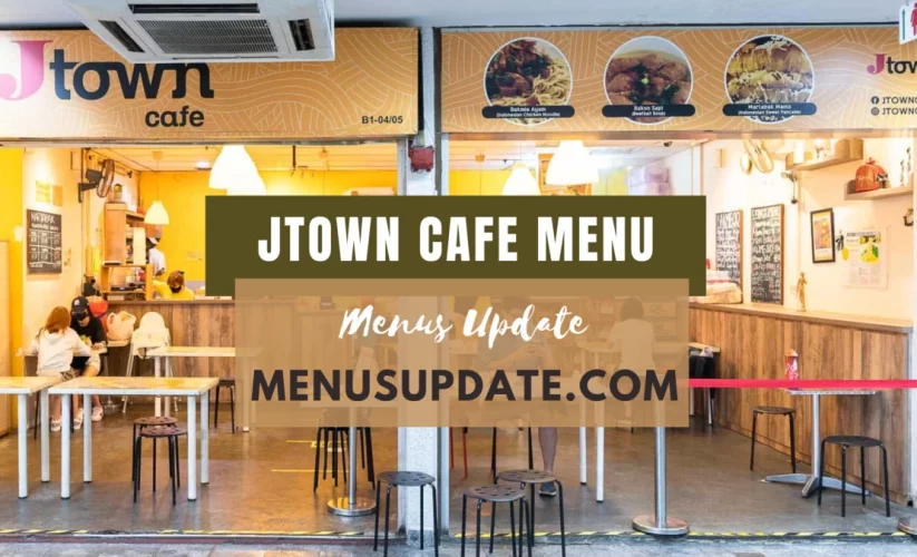 JTown Cafe Menu