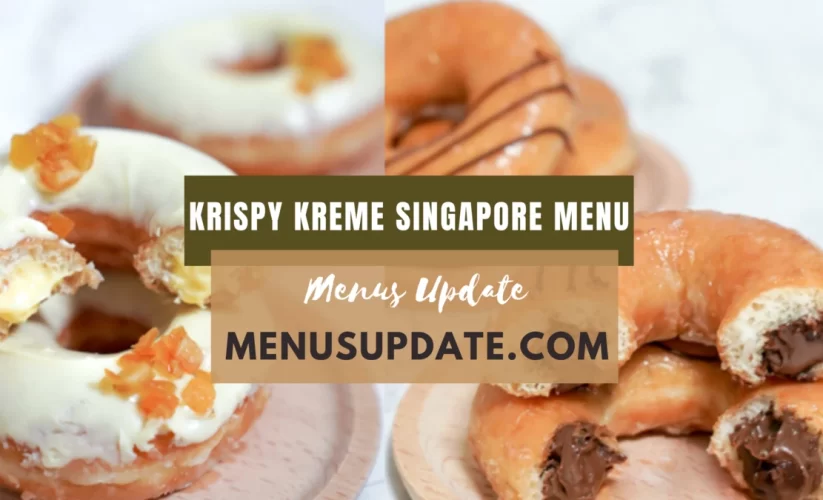 Krispy Kreme Singapore Menu