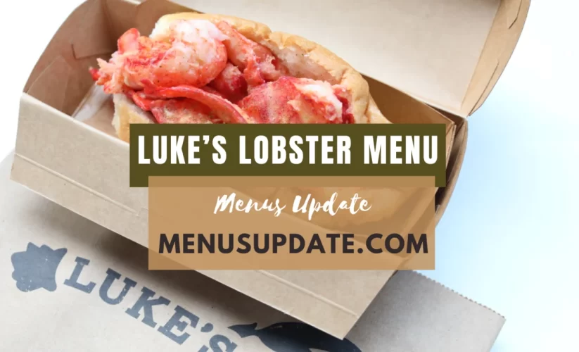 Luke’s Lobster Menu