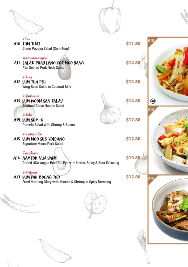 BAAN YING SNACKS menu Prices 2024