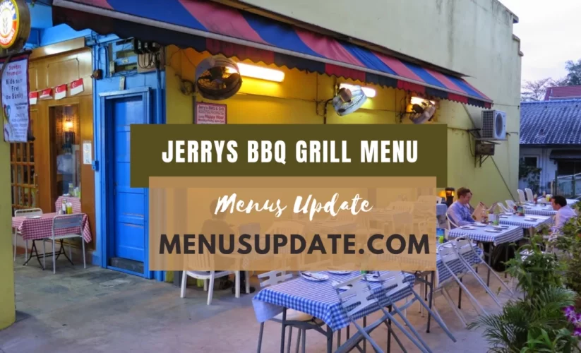 Jerrys BBQ Grill Menu 2024