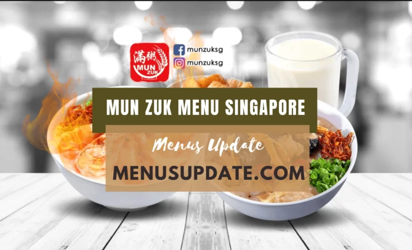 Mun Zuk Menu Singapore