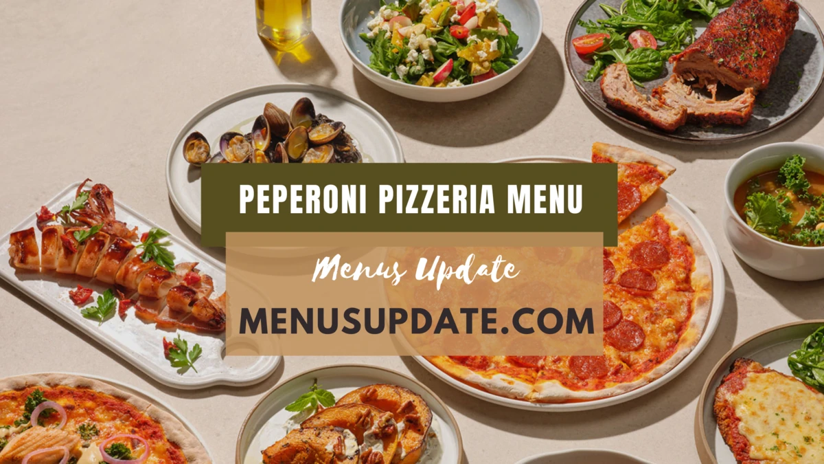 Peperoni Pizzeria Menu Singapore Updated 2024