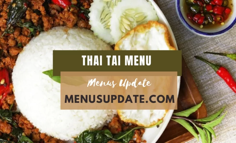 Thai Tai Menu