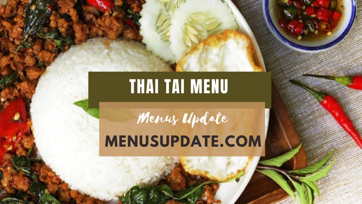 Thai Tai Menu Singapore Update Price List 2024: Try Thai Tai 泰太 Noodles