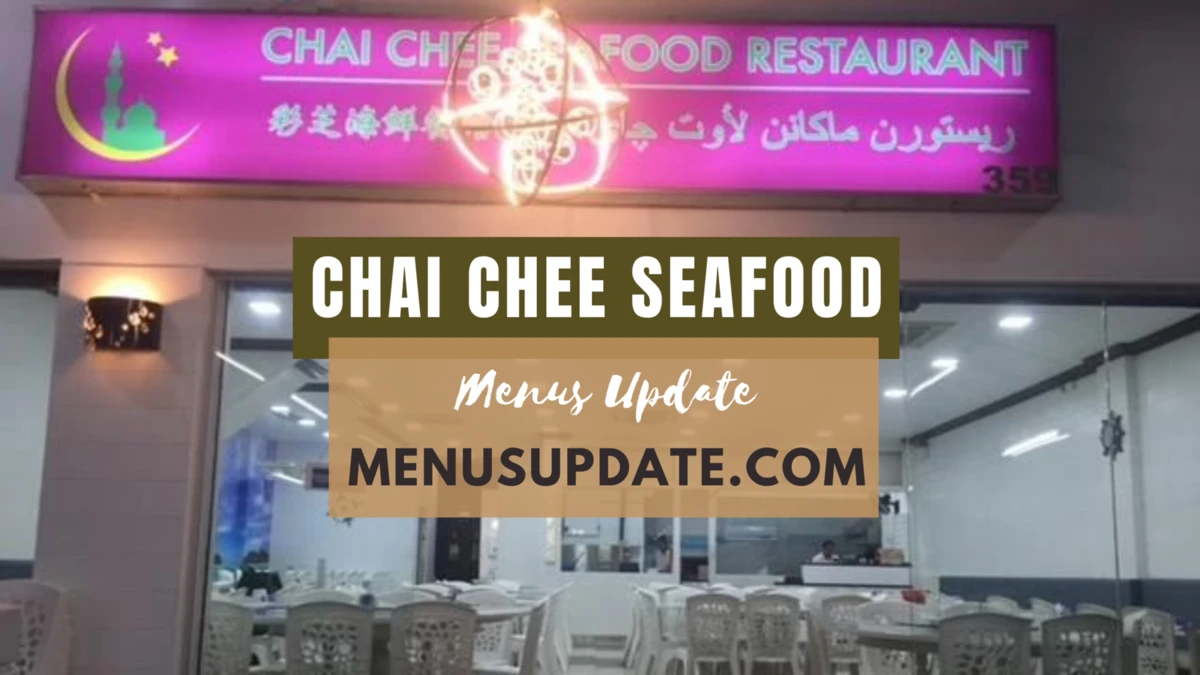 The Chai Chee Seafood Restaurant Menu Price List Singapore for 2024